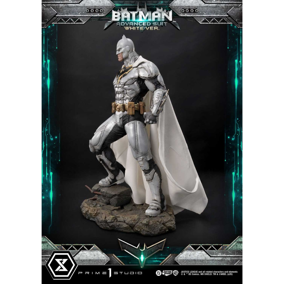 Justice League (Comics) Batman Advanced Suit White Version Statue By Prime1 Studios