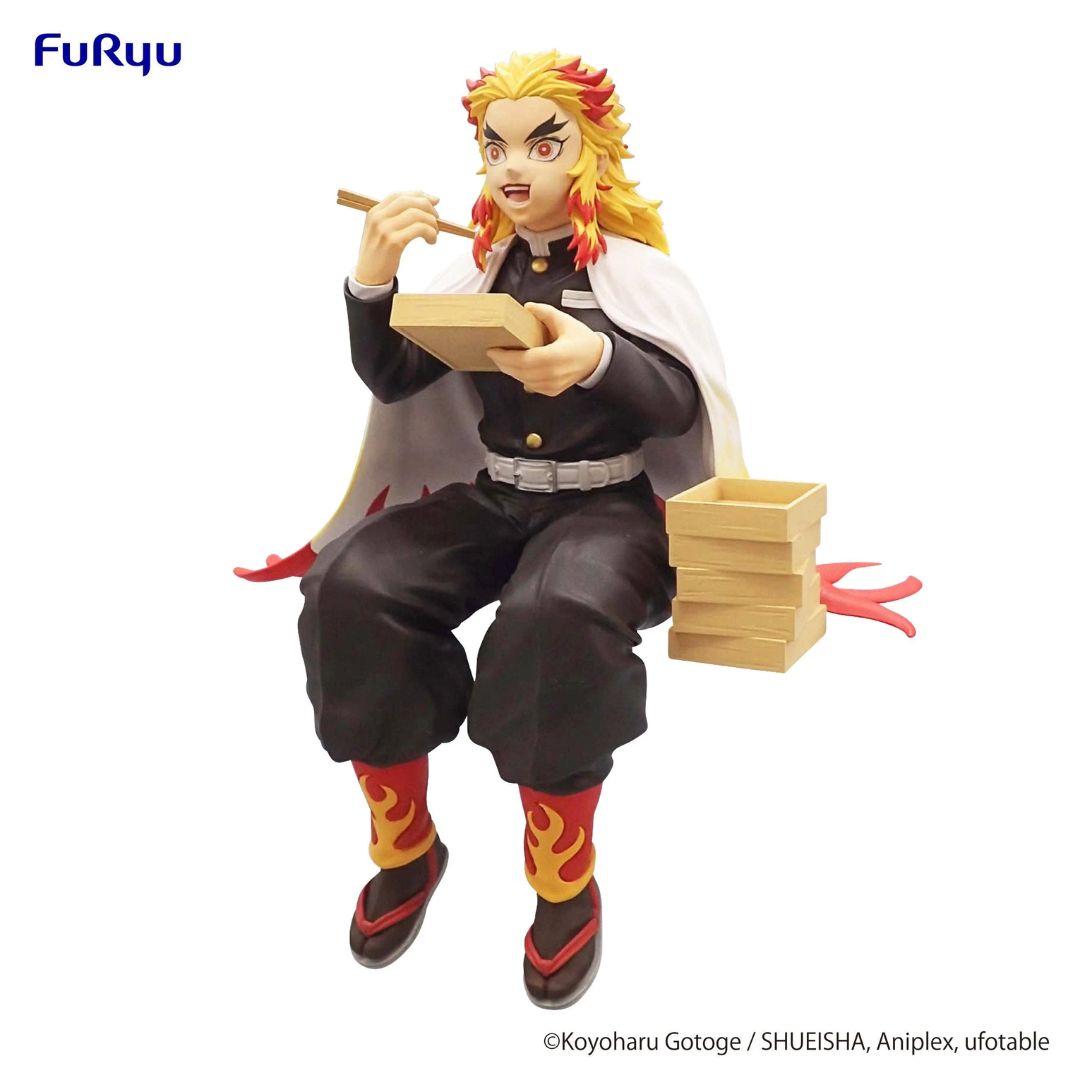 Demon Slayer: Kimetsu No Yaiba Noodle Stopper Statue -Rengoku Kyojuro By Furyu -Furyu - India - www.superherotoystore.com