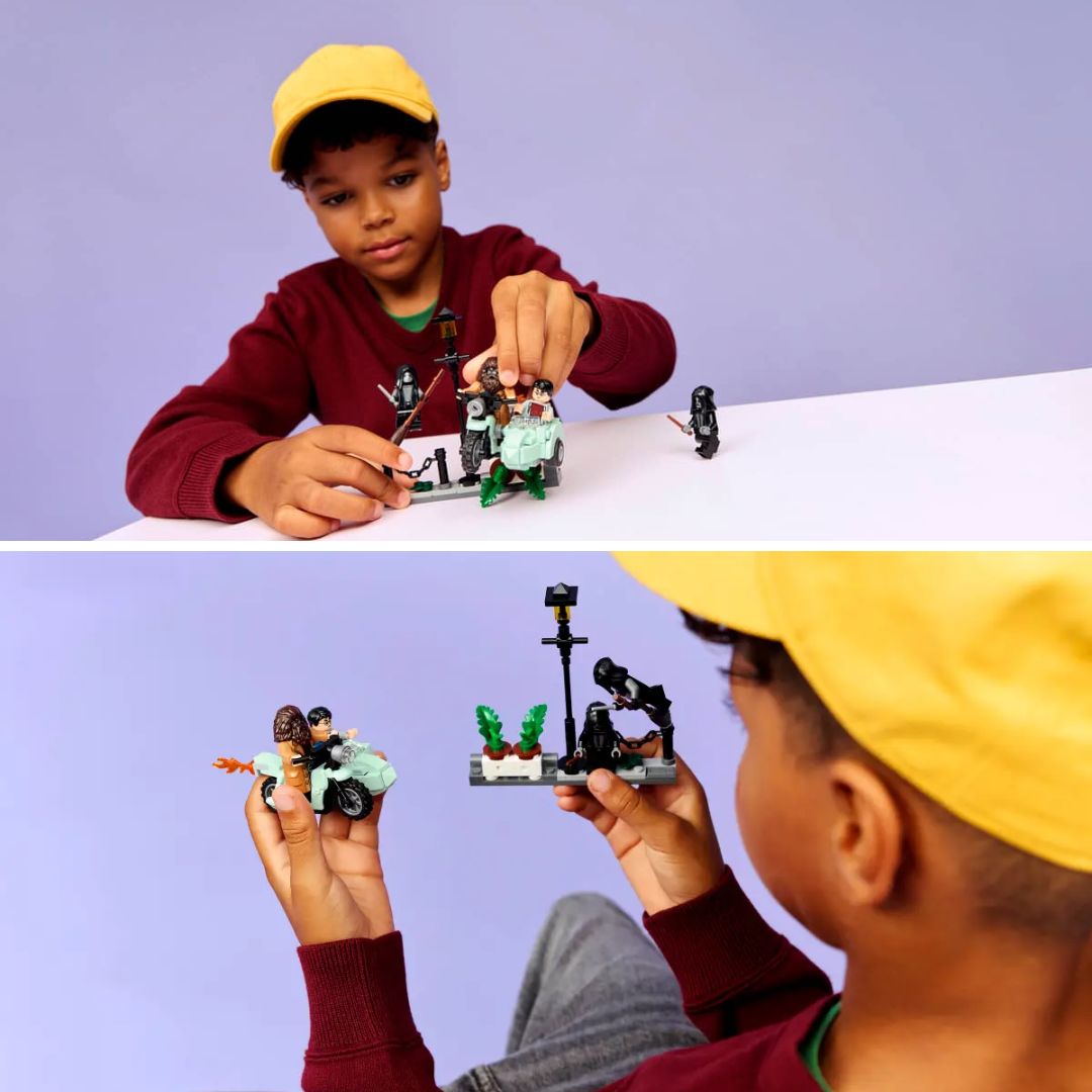 Harry Potter Hagrid & Harry'S Privet Drive Escape By Lego -Lego - India - www.superherotoystore.com