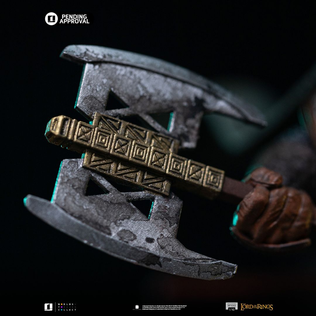 The Lord Of The Rings Gimli Unleashed Art Statue By Iron Studios -Iron Studios - India - www.superherotoystore.com