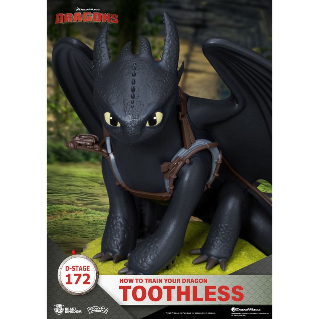 How To Train Your Dragon Toothless Ds-172 D-Stage Statue By Beast Kingdom -Beast Kingdom - India - www.superherotoystore.com