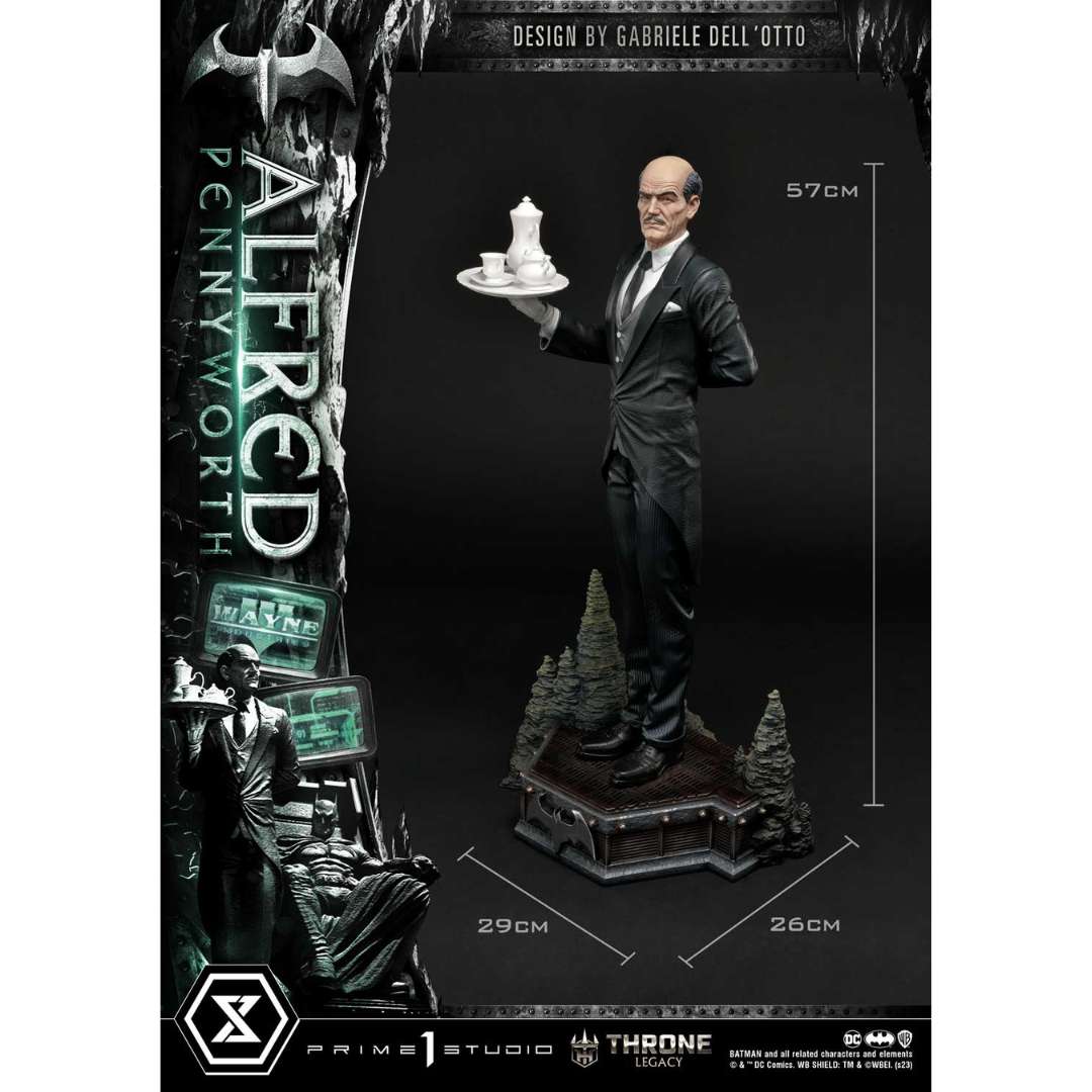 Batman (Comics) Alfred Pennyworth Throne Legacy Statue by Prime 1 Studios -Prime 1 Studio - India - www.superherotoystore.com