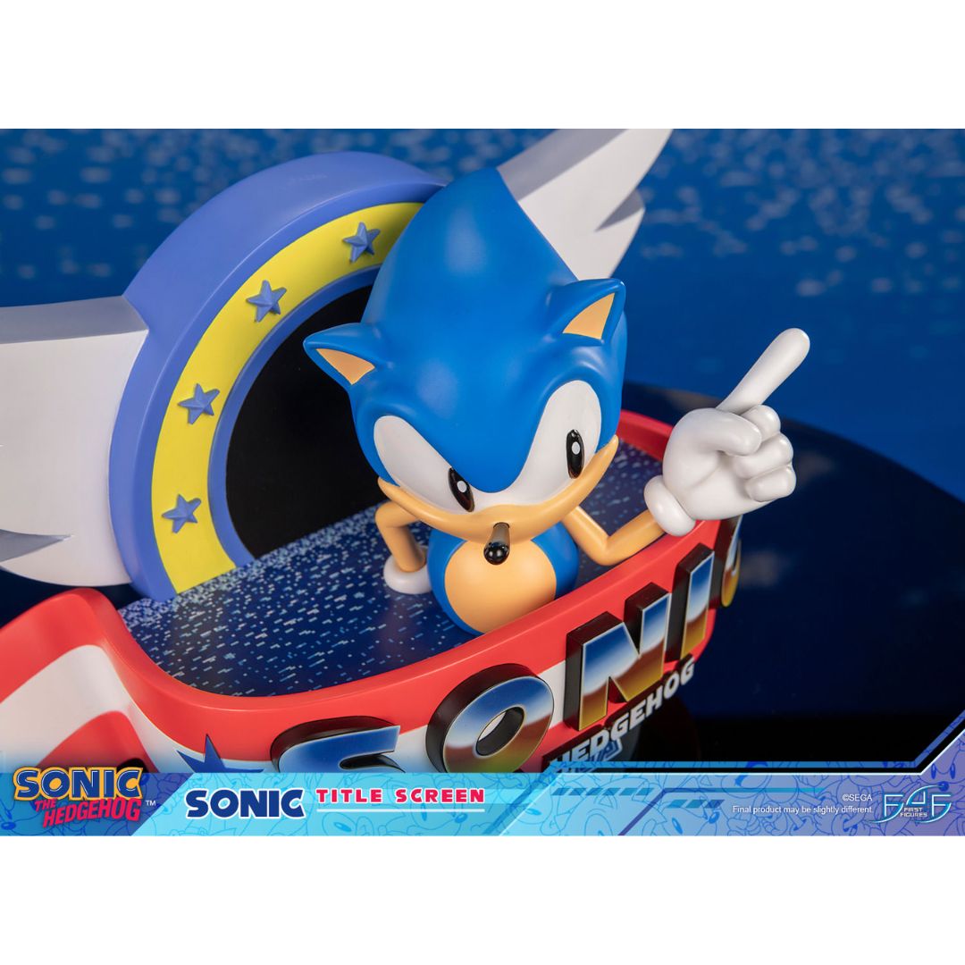 Sonic Title Screen By First 4 Figures -First 4 Figures - India - www.superherotoystore.com