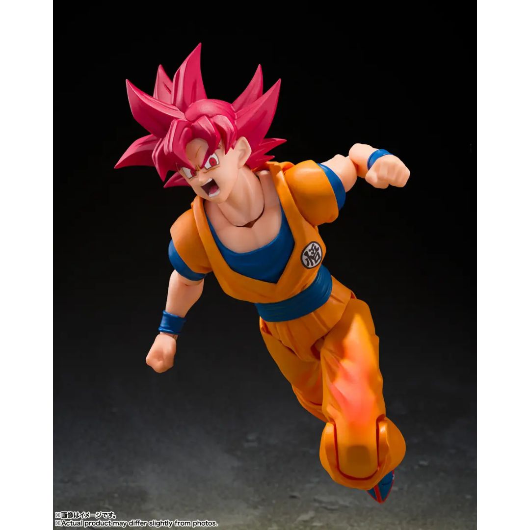 Dragon Ball Z Super Saiyan God Son Goku (God Aura) S.H.Figuarts By Tamashii Nations
