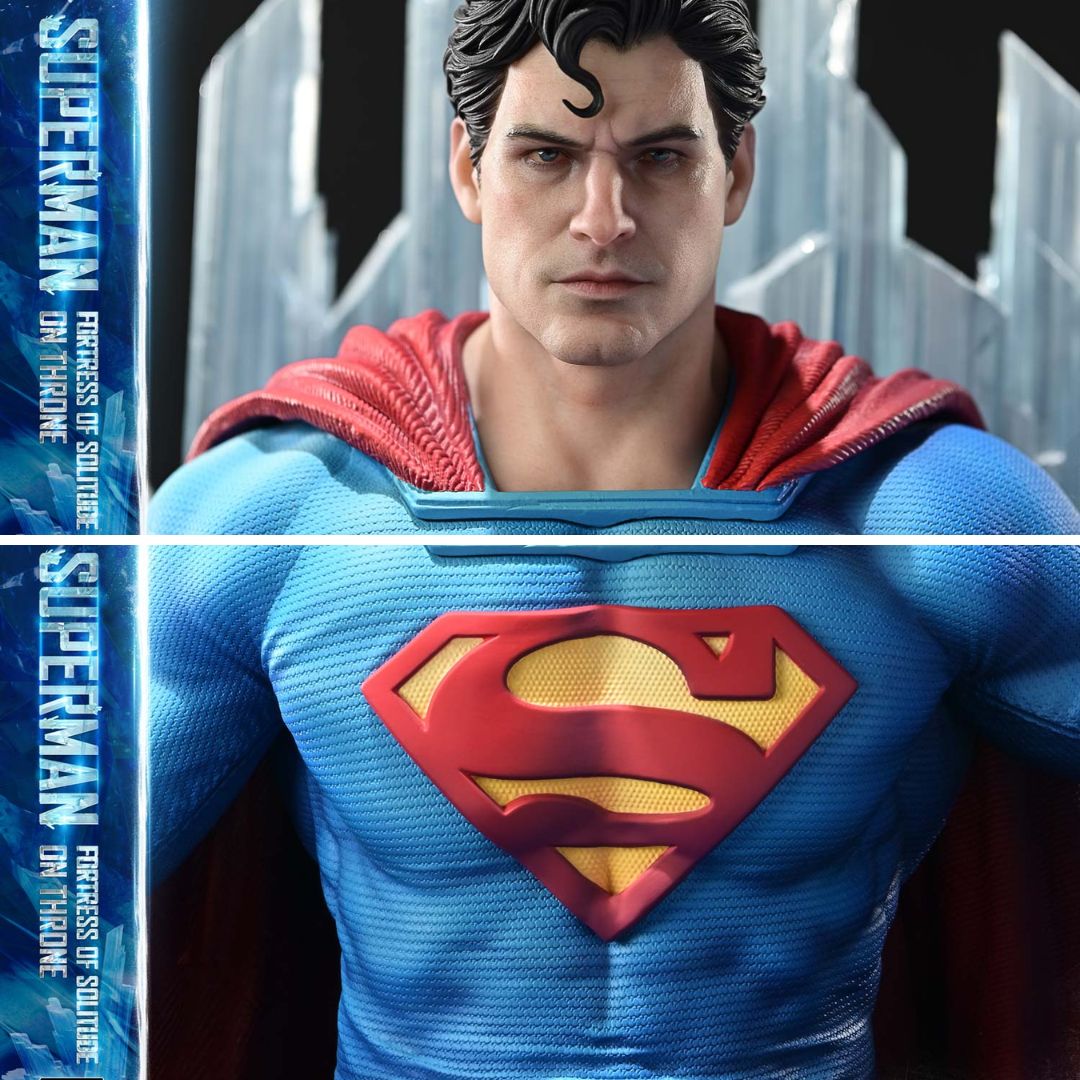 Superman Fortress Of Solitude On Throne Statue By Prime1 Studios -Prime1 Studios - India - www.superherotoystore.com