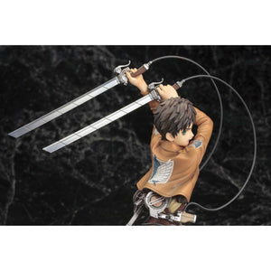 ATTACK ON TITAN ARTFX J EREN YEAGER RENEWAL PACKAGE VERSION BY KOTOBUKIYA -Kotobukiya - India - www.superherotoystore.com