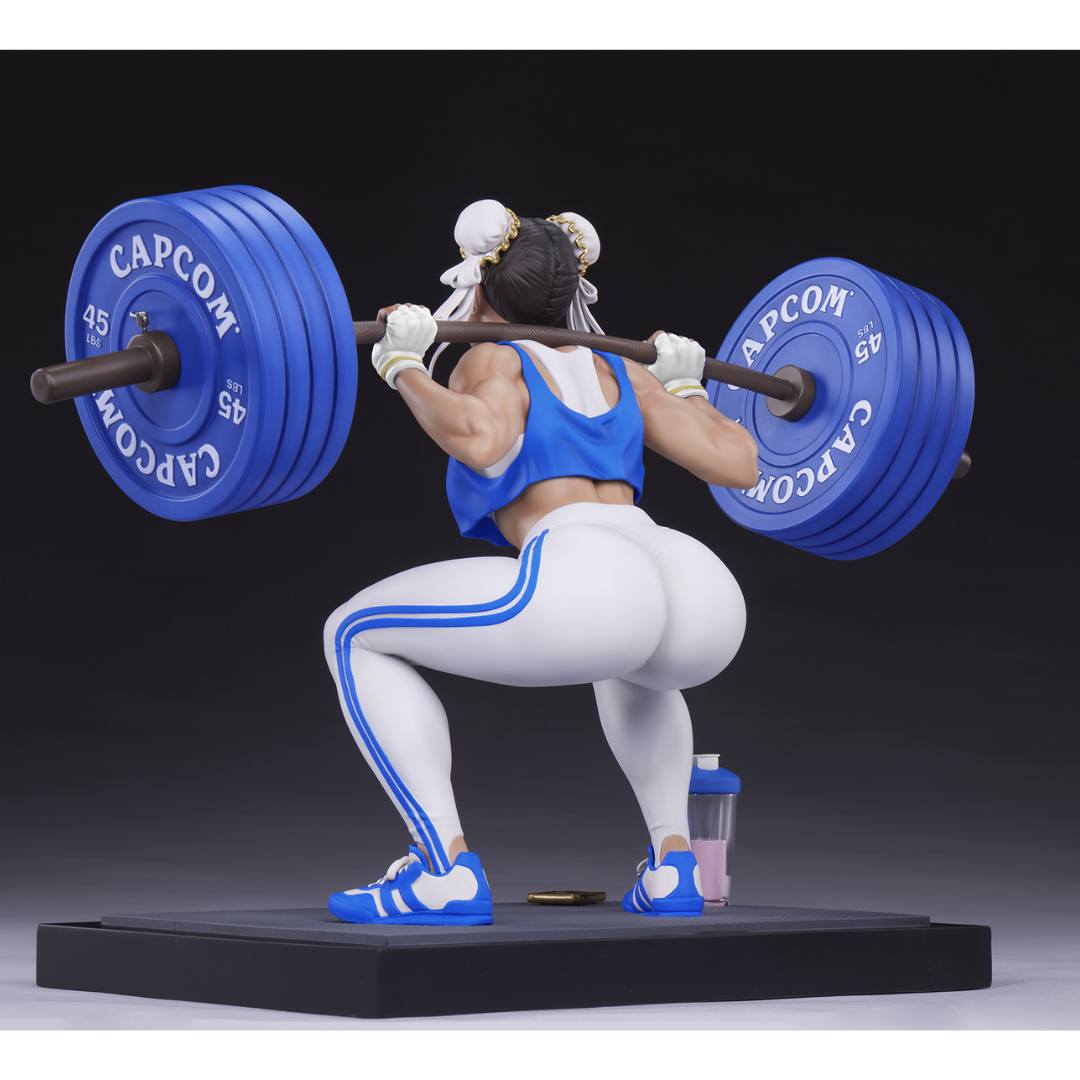 Chun-Li: Powerlifting Statue by PCS Collectibles -PCS Studios - India - www.superherotoystore.com