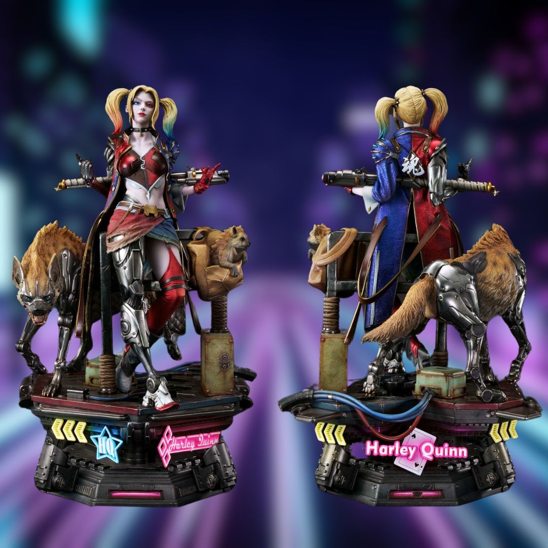 Batman (Comics) Cyberpunk Harley Quinn Dx Bonus Version Statue By Prime1 Studios -Prime 1 Studio - India - www.superherotoystore.com
