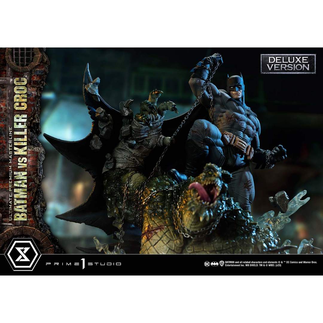 DC Comics Batman VS Killer Croc DX Bonus Version Statue by Prime1 Studios -Prime 1 Studio - India - www.superherotoystore.com