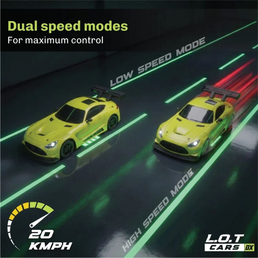 Shadow – Remote Control Drifter 1:24 Scale Lime Green Car By Legend Of Toys