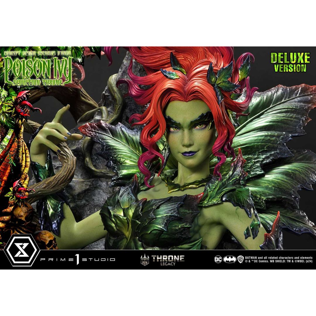 Batman (Comics) Poison Ivy Seduction Throne Deluxe Bonus Version Statue by Prime1 Studios -Prime 1 Studio - India - www.superherotoystore.com