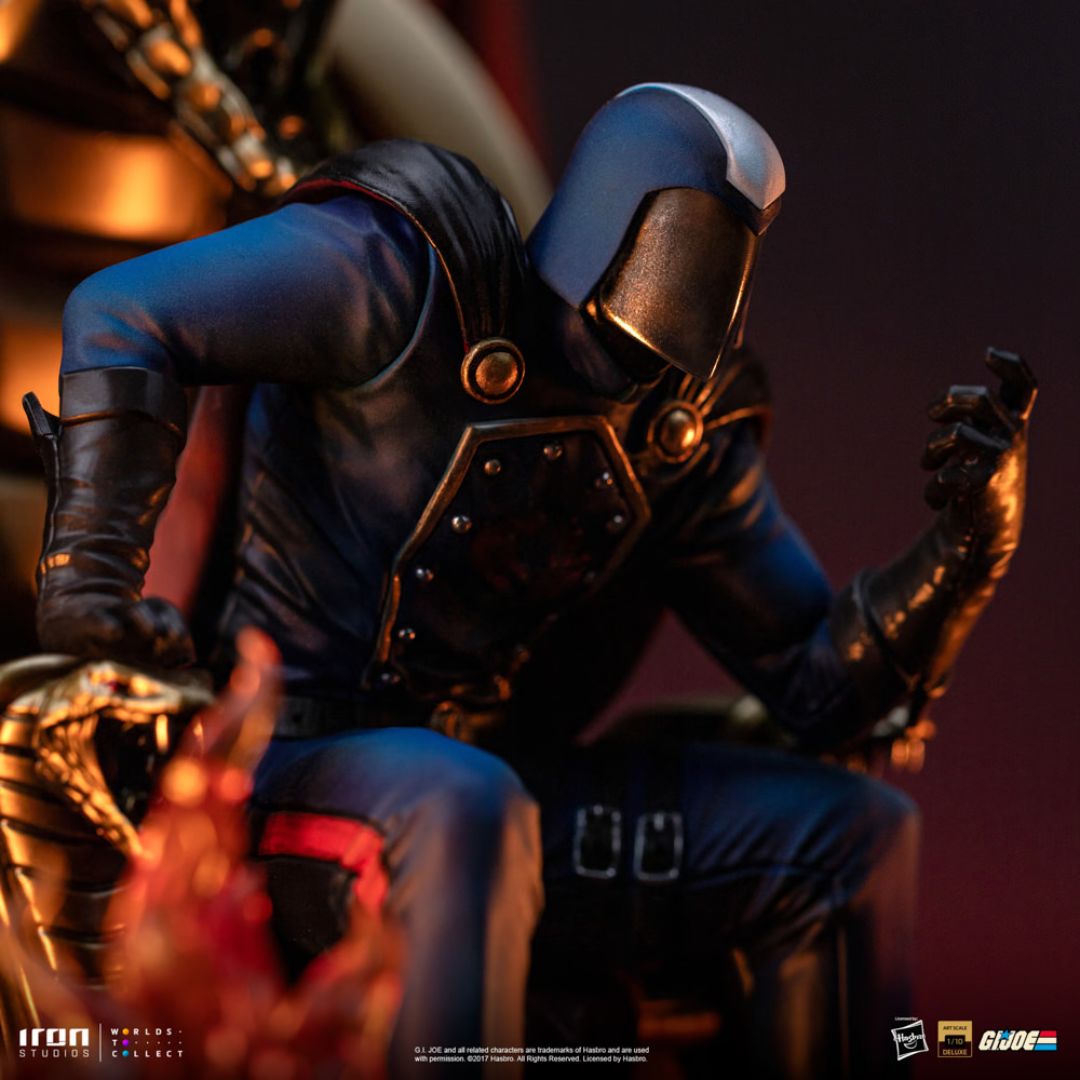 GIJOE Cobra Commander Statue By Iron Studios -Iron Studios - India - www.superherotoystore.com