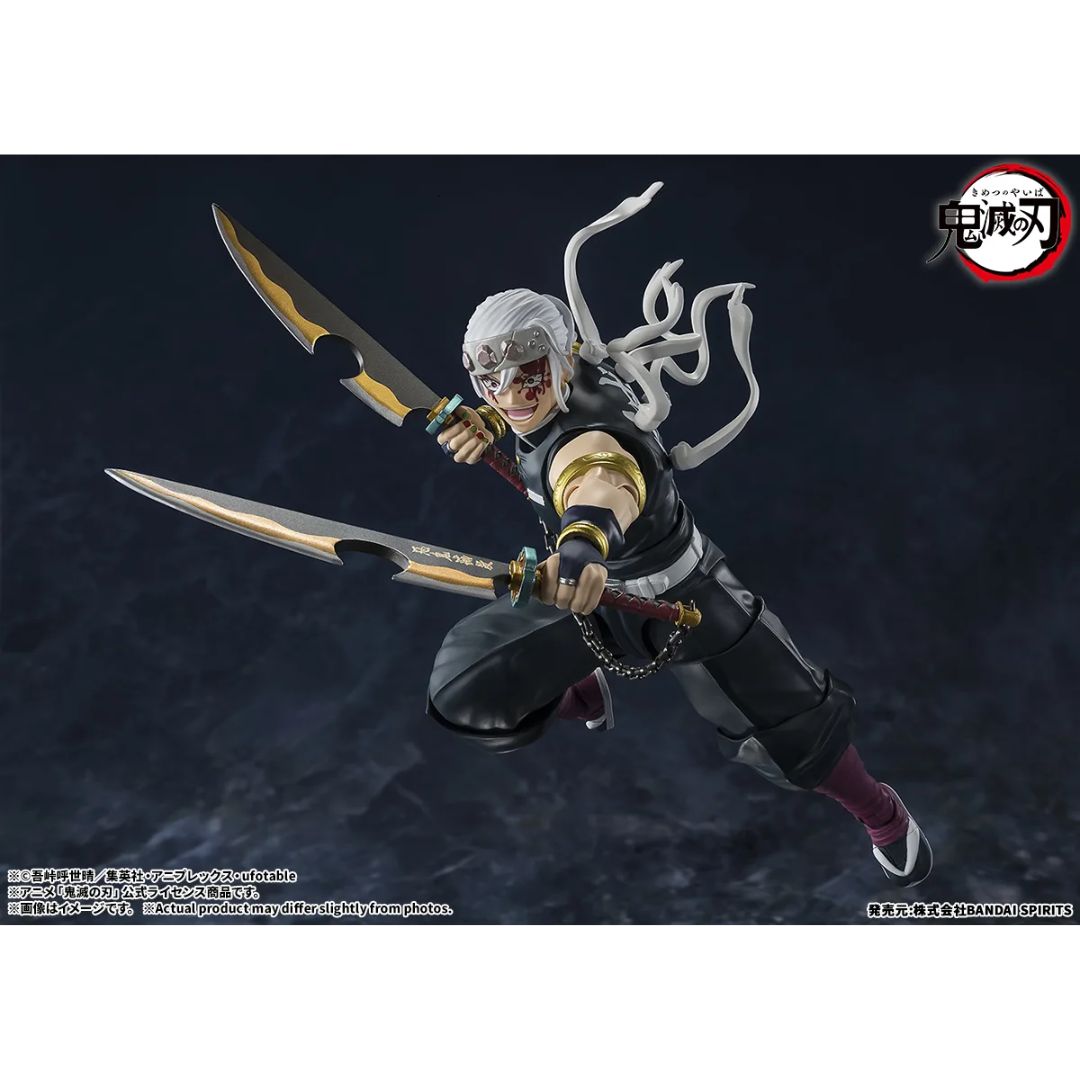 Demon Slayer Tengen Uzui S.H.Figuarts Action Figure By Tamashii Nations