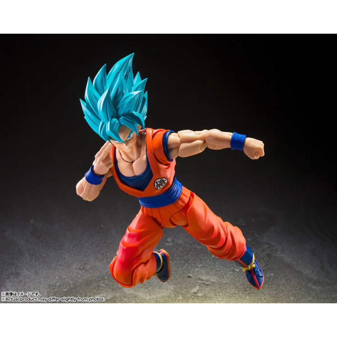 Dragon Ball Z Son Goku (Blue Power Transcending Limits) SHF By Tamashii Nations