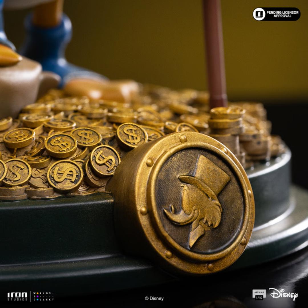Ducktales Uncle Scrooge Mcduck Statue By Iron Studios
