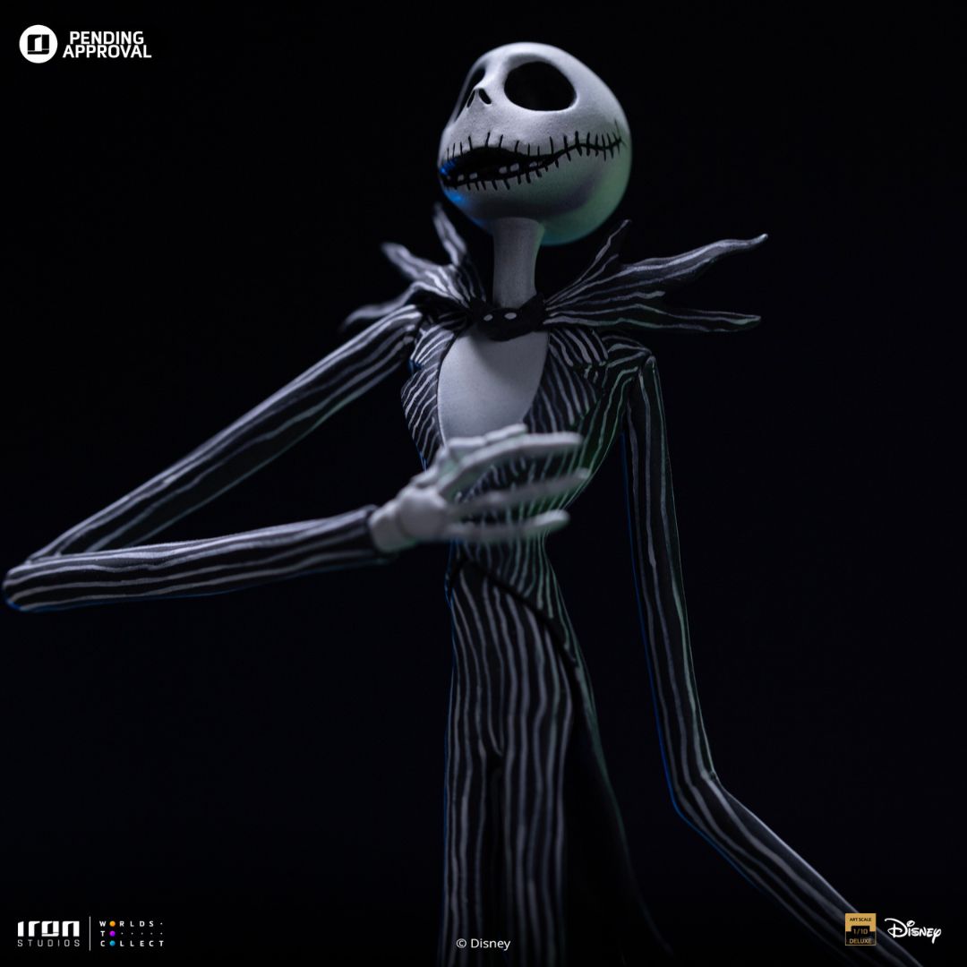 Jack And Sally Nightmare Before Christmas Deluxe Statue By Iron Studios -Iron Studios - India - www.superherotoystore.com