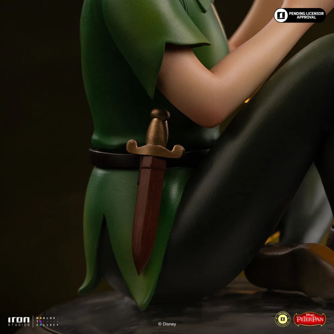 Disney Classics Peter Pan & Tinkerbell Statue By Iron Studios