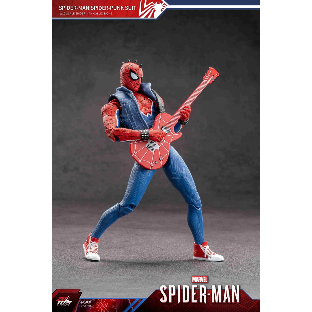 Spider-Man: Spider-Punk Suit Action Figure By Zd Toys