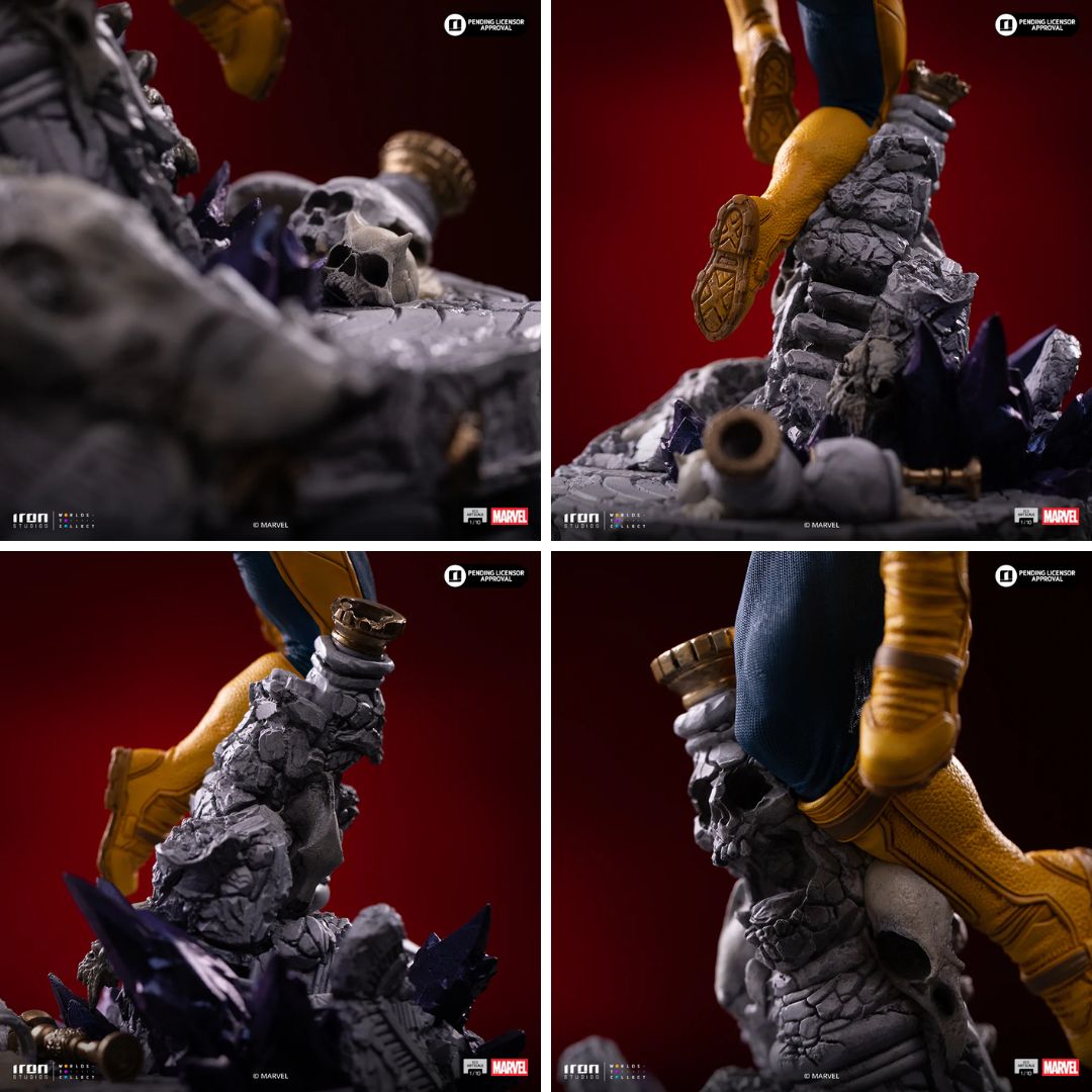 X-Men Cyclops Infinity Gauntlet Diorama  Bds Statue By Iron Studios