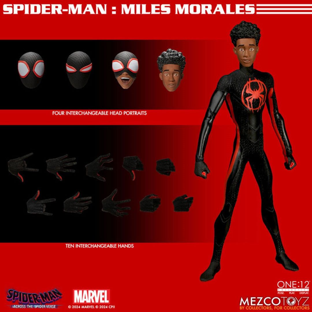 Spider-Man: Across The Spider-Verse Miles Morales One:12 Collective Action Figure by Mezco Toys -Mezco Toys - India - www.superherotoystore.com