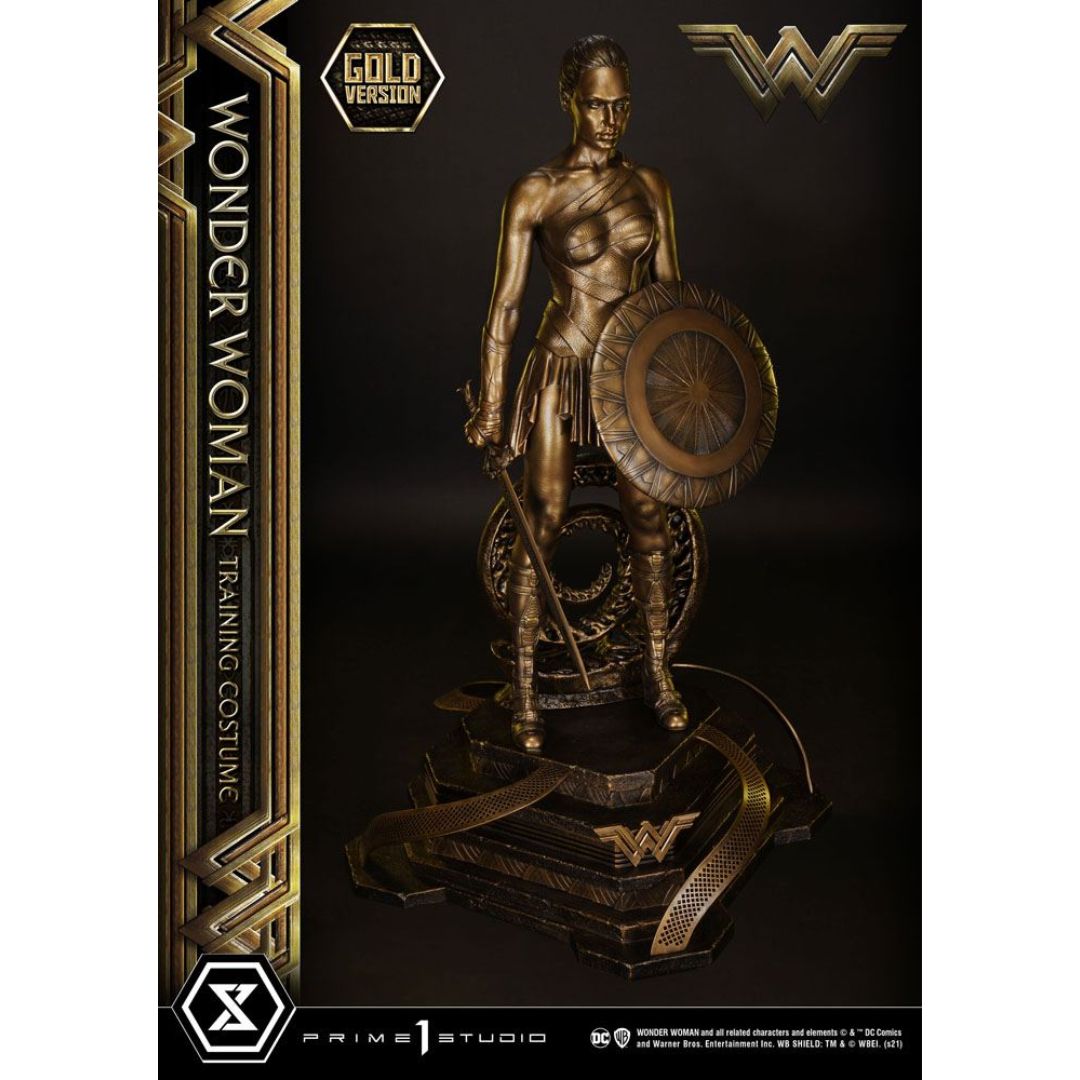 Wonder Woman (Film) Wonder Woman Training Costume Gold Version Statue By Prime1 Studios -Prime 1 Studio - India - www.superherotoystore.com