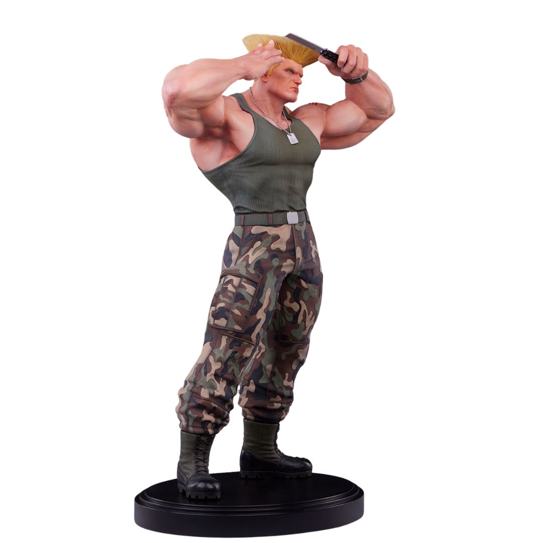 Guile Deluxe Edition statue by PCS Collectibles -PCS Studios - India - www.superherotoystore.com