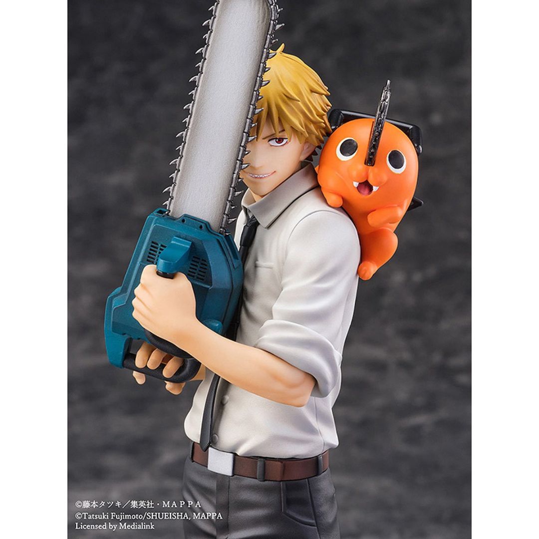 Chainsaw Man Denji and Pochita S-Fire 1:7 Scale Statue by Sega -SEGA Goods - India - www.superherotoystore.com