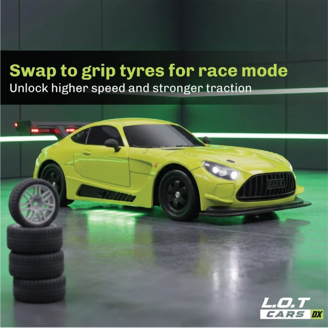 Shadow – Remote Control Drifter 1:24 Scale Lime Green Car By Legend Of Toys