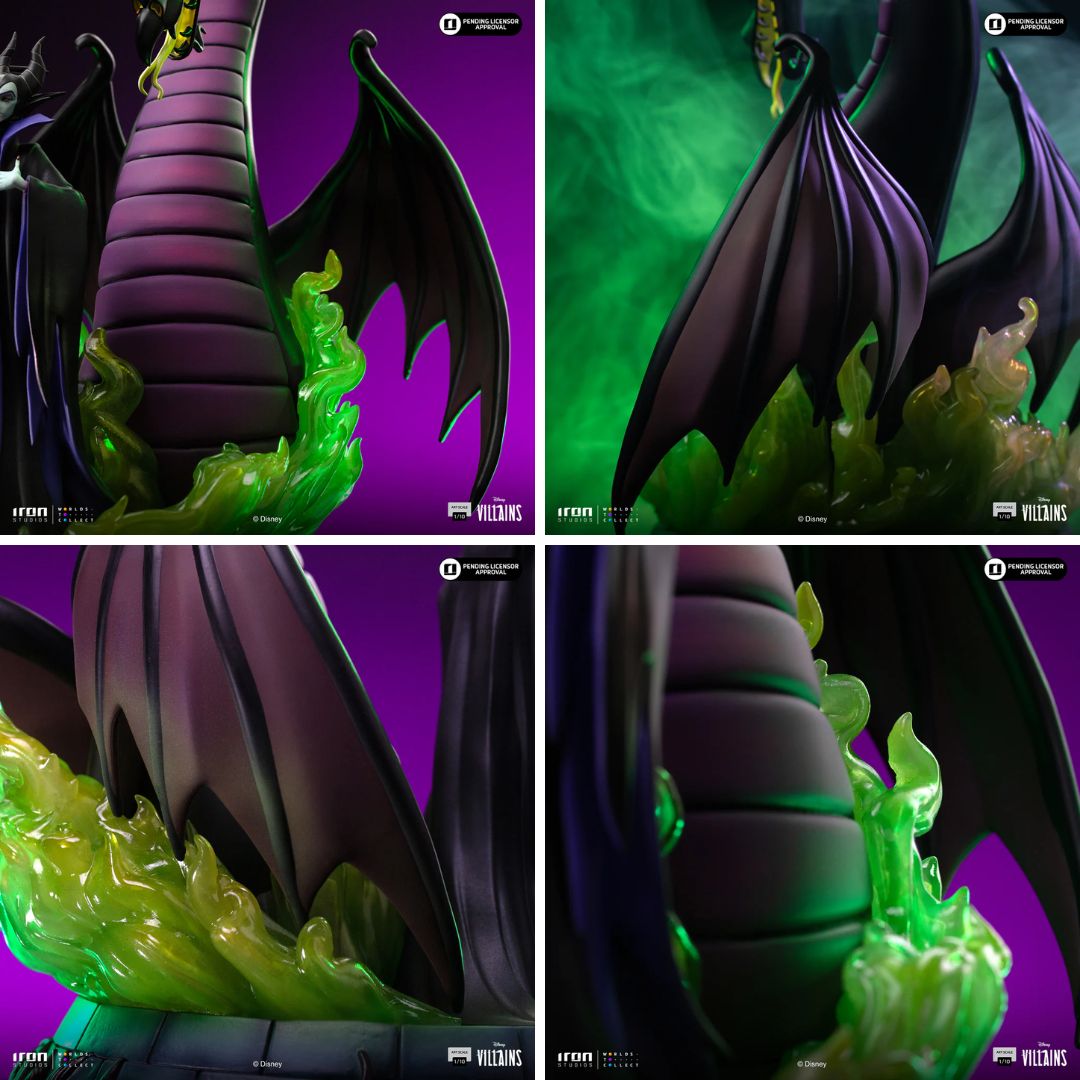 Disney'S Villians Maleficent Statue By Iron Studios