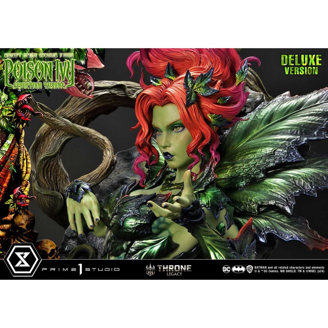 Batman (Comics) Poison Ivy Seduction Throne Deluxe Bonus Version Statue by Prime1 Studios -Prime 1 Studio - India - www.superherotoystore.com