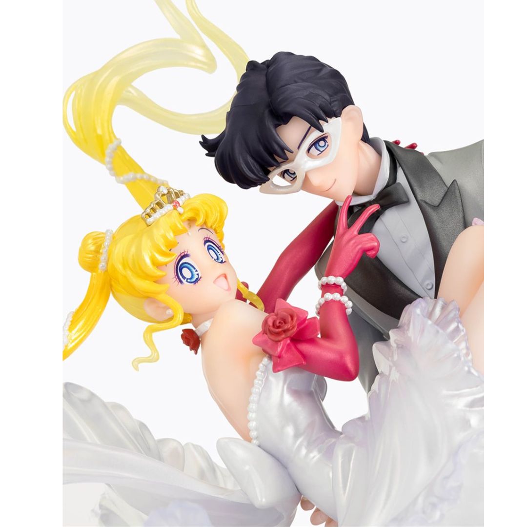 Sailor Moon Chouette Usagi & Tuxedo Mask [Moonlight Glow Edition] Figuarts Zero By Tamashii Nations