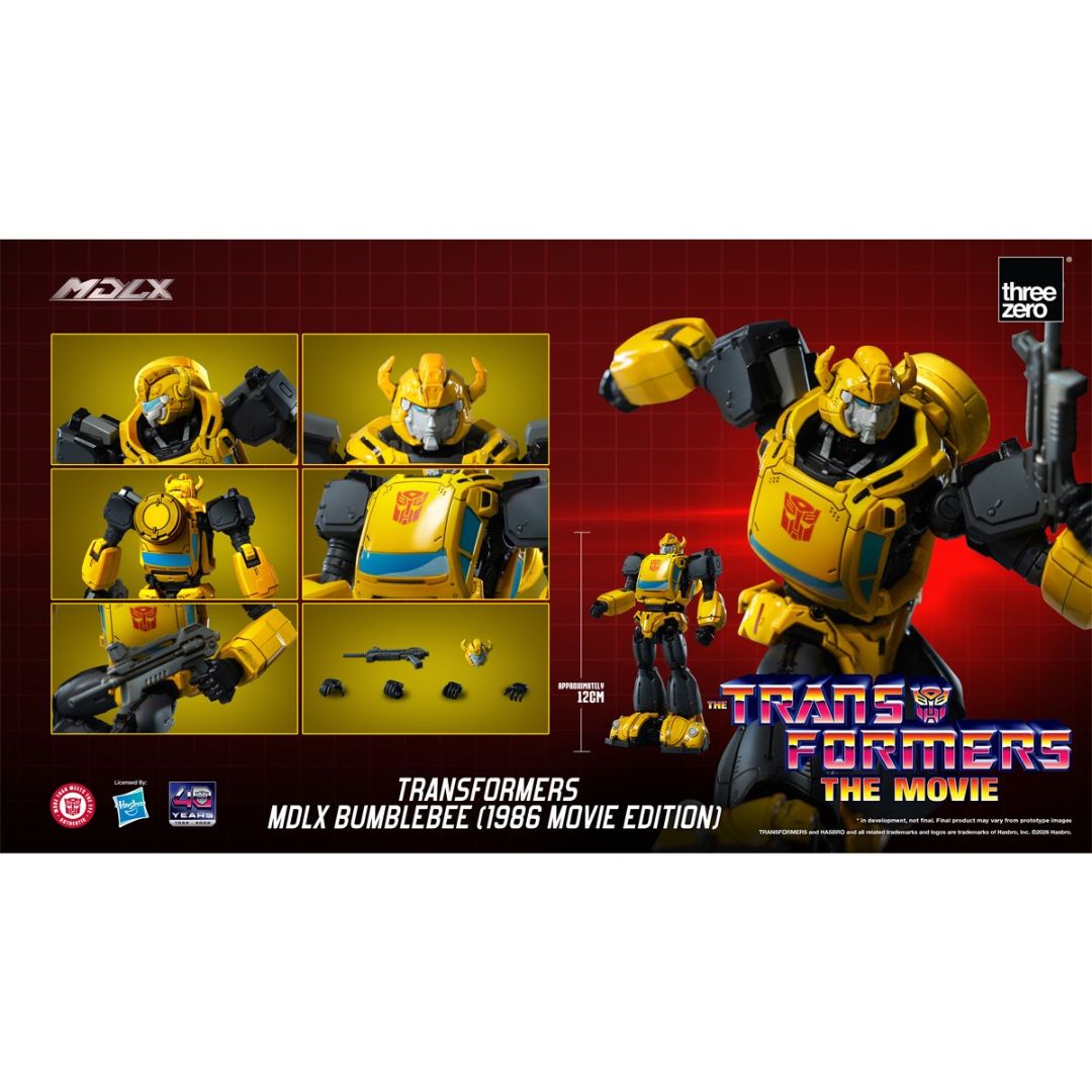 Transformers Bumblebee 1986 Movie Edition Mdlx Action Figure By Threezero
