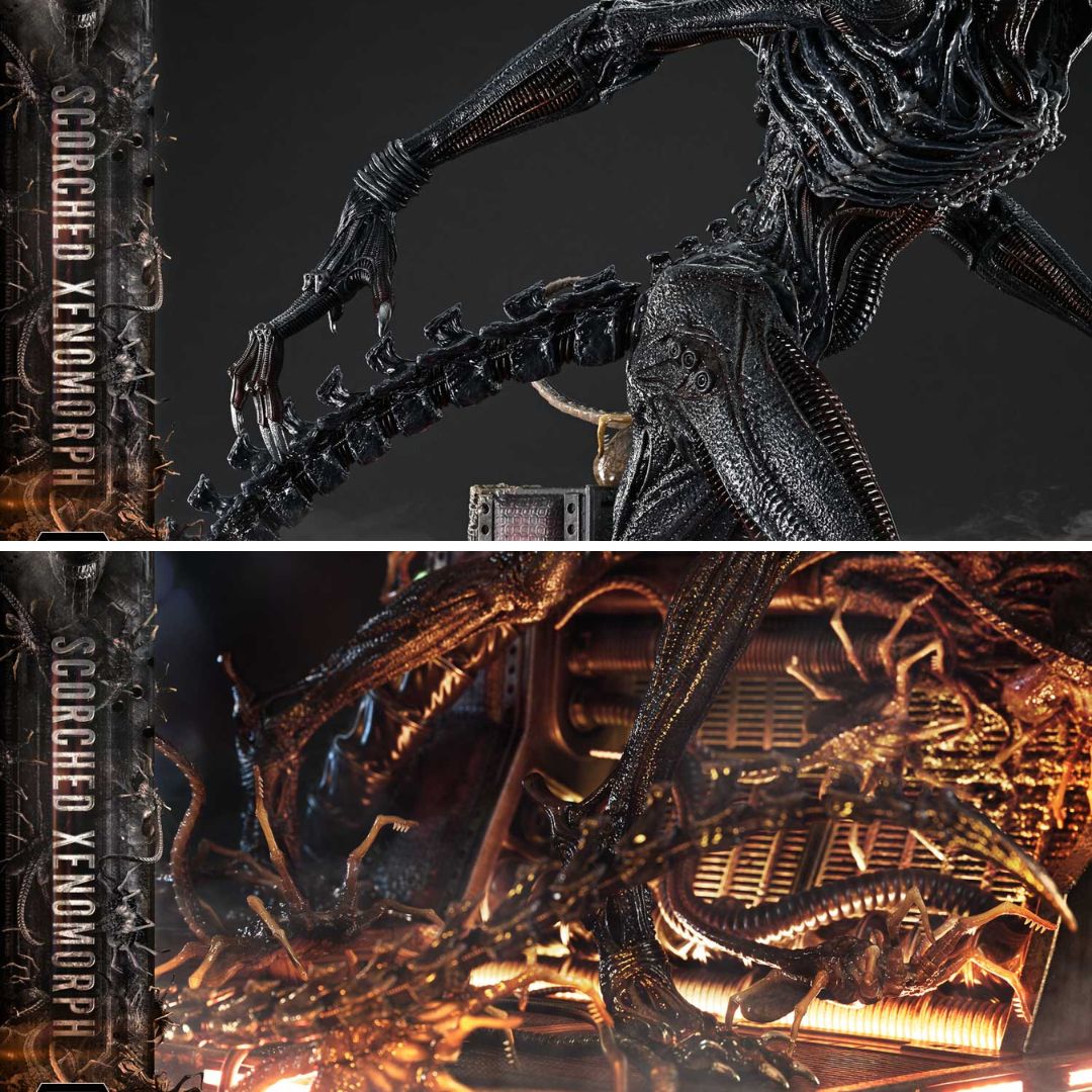 Alien: Romulus Scorched Xenomorph Statue By Prime1 Studios -Prime1 Studios - India - www.superherotoystore.com