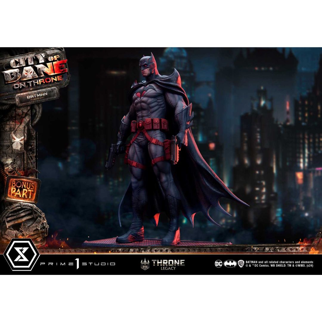 Batman (Comics) City of Bane Flashpoint Batman Statue (Concept design by Carlos D'Anda) Bonus Version by Prime1 Studios -Prime 1 Studio - India - www.superherotoystore.com