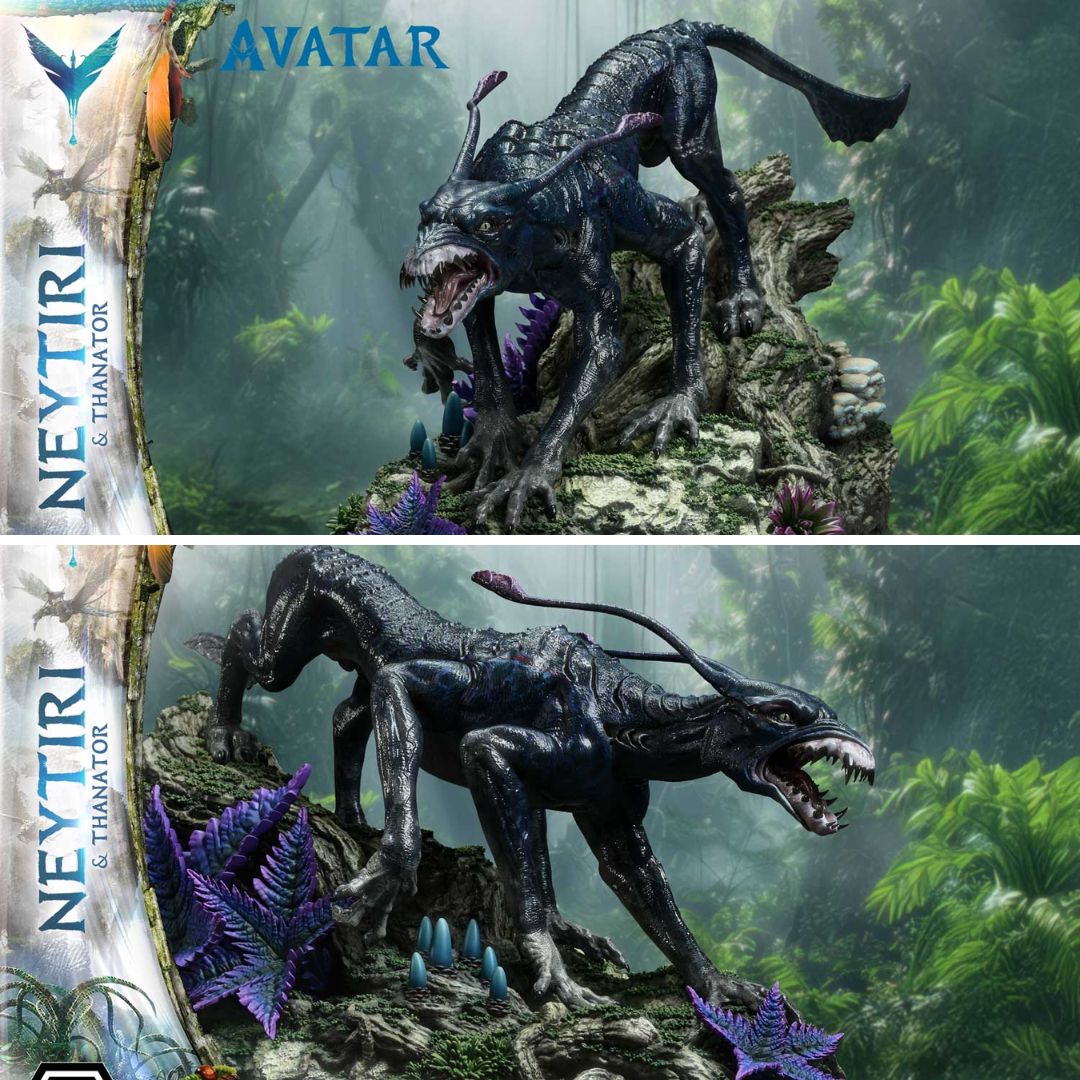 Avatar (Film) Neytiri & Thanator Bonus Version Statue By Prime1 Studios -Prime 1 Studio - India - www.superherotoystore.com