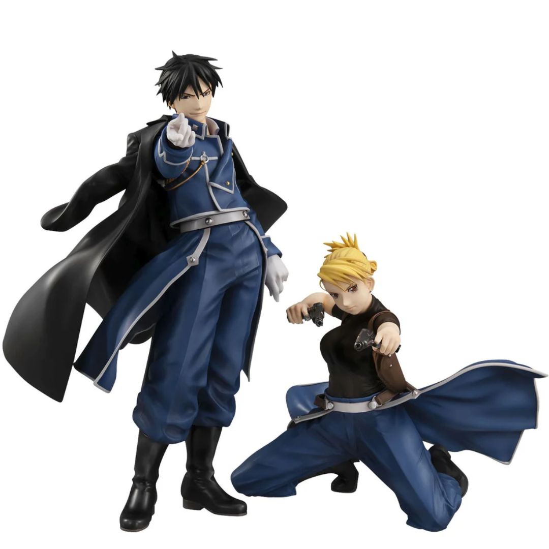 Precious G.E.M. Fullmetal Alchemist Roy Mustang & Liza Hawkeye By Megahouse -Megahouse - India - www.superherotoystore.com