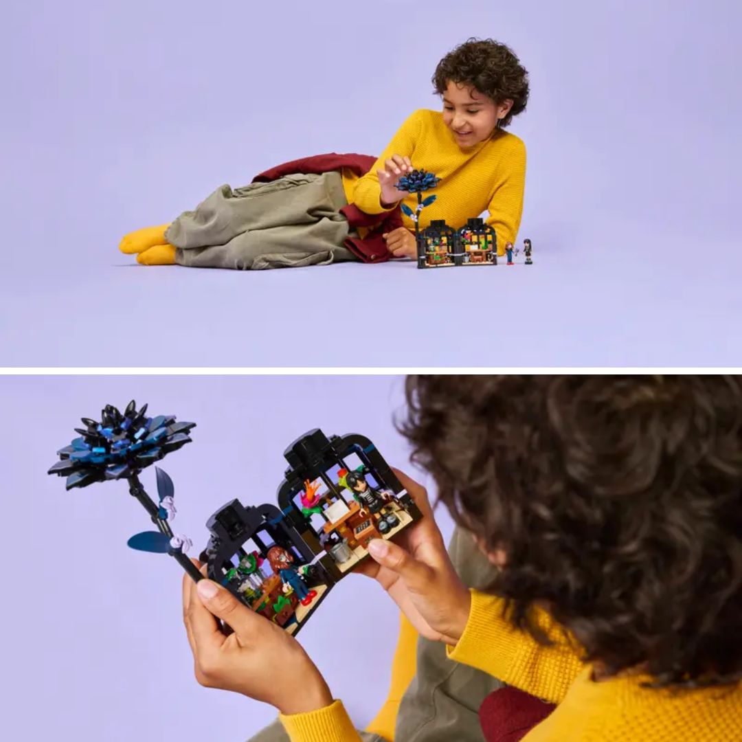 Wednesday Black Dahlia Flower By Lego