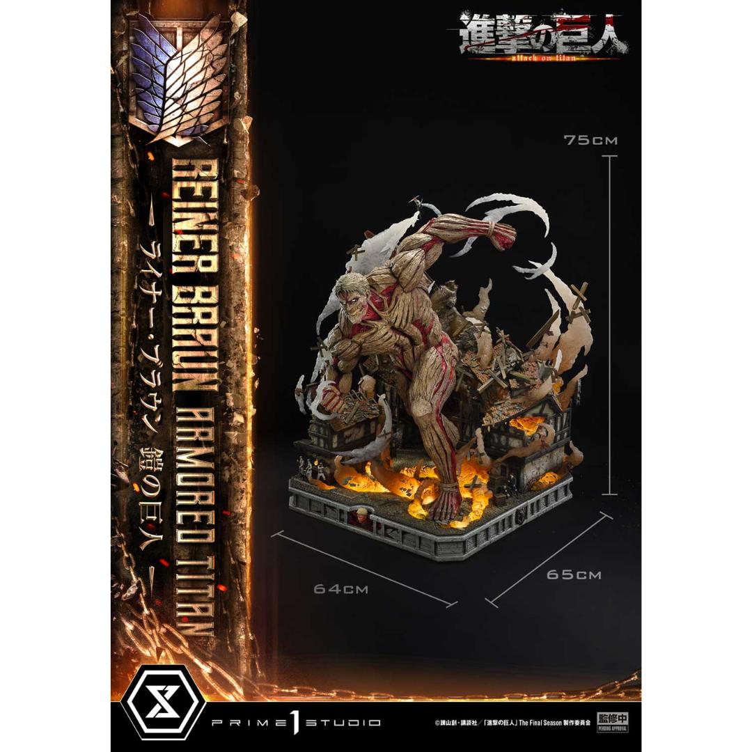 Tv Animation Attack On Titan Reiner Braun Statue By Prime1 Studios -Prime 1 Studio - India - www.superherotoystore.com