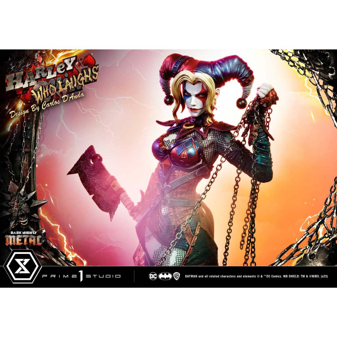 Dark Nights: Metal (Comics) Harley Quinn Who Laughs favorite Regular Version by Prime 1 Studio -Prime 1 Studio - India - www.superherotoystore.com