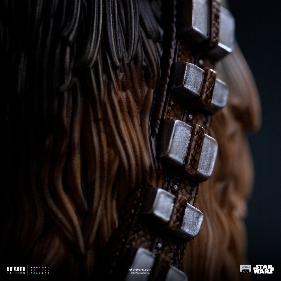 Star Wars Chewbacca And Tokkat Art Statue By Iron Studios