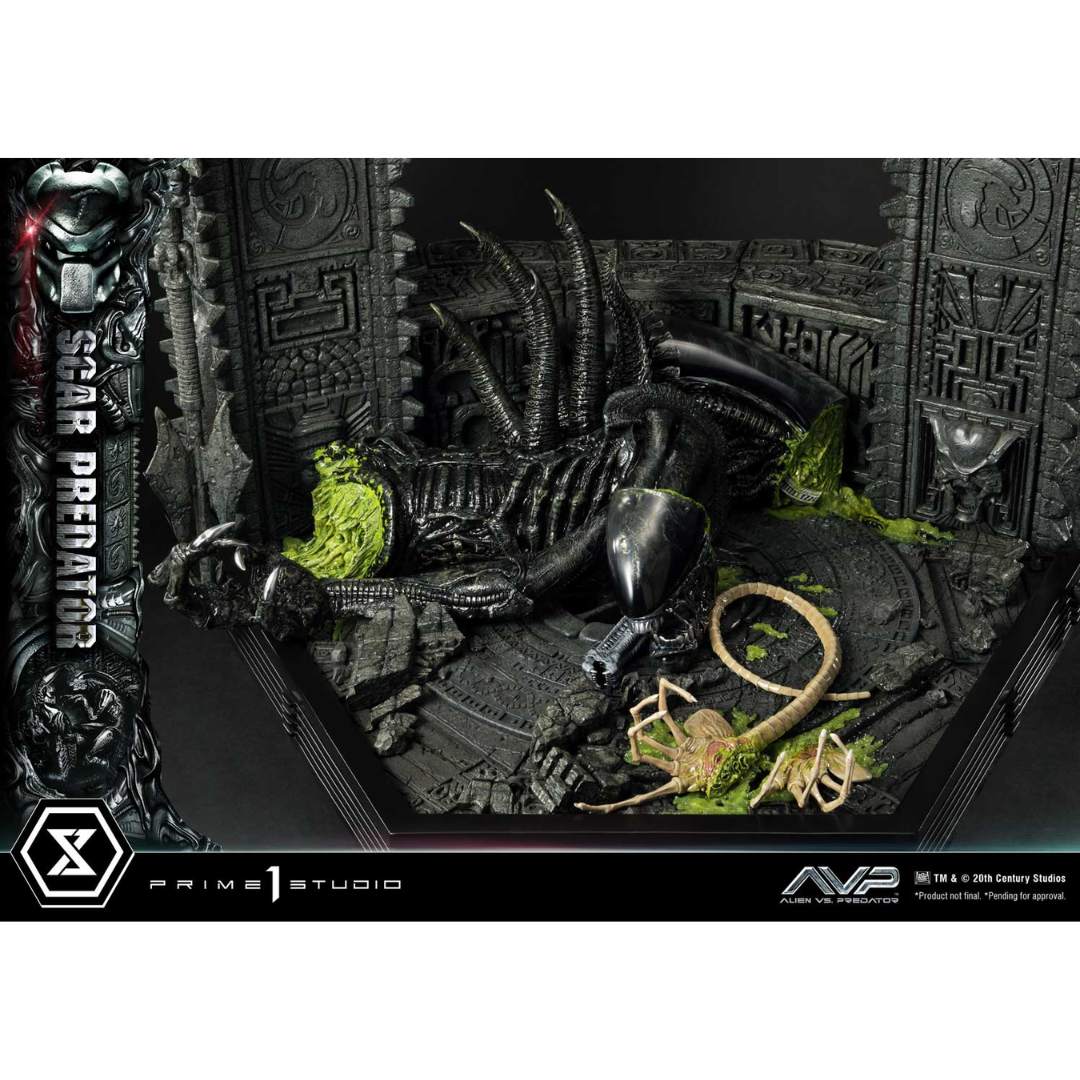 Alien vs.Predator Scar Predator Figure by Prime1 Studios -Prime 1 Studio - India - www.superherotoystore.com