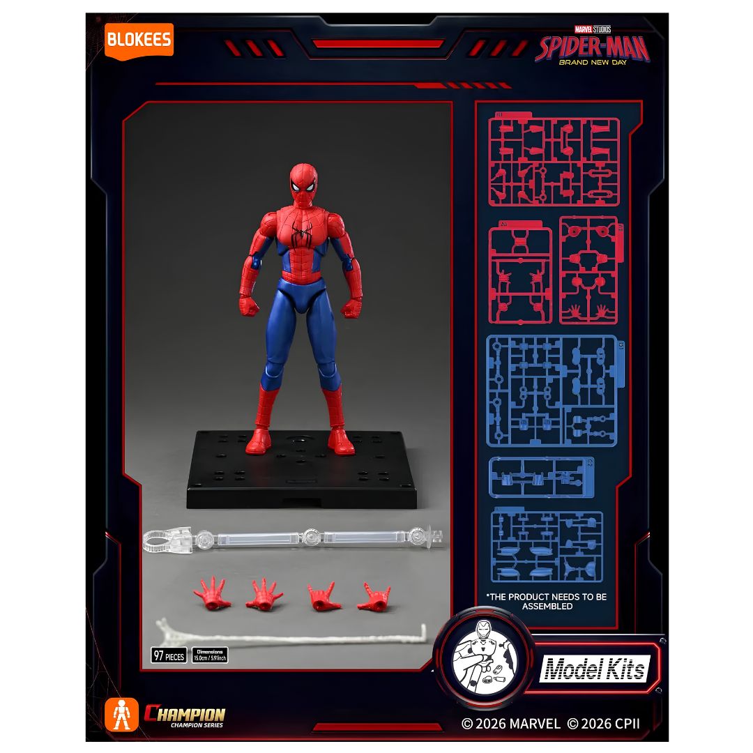 Spider Man Brand New Daychampion Class Model Kit By Blokees