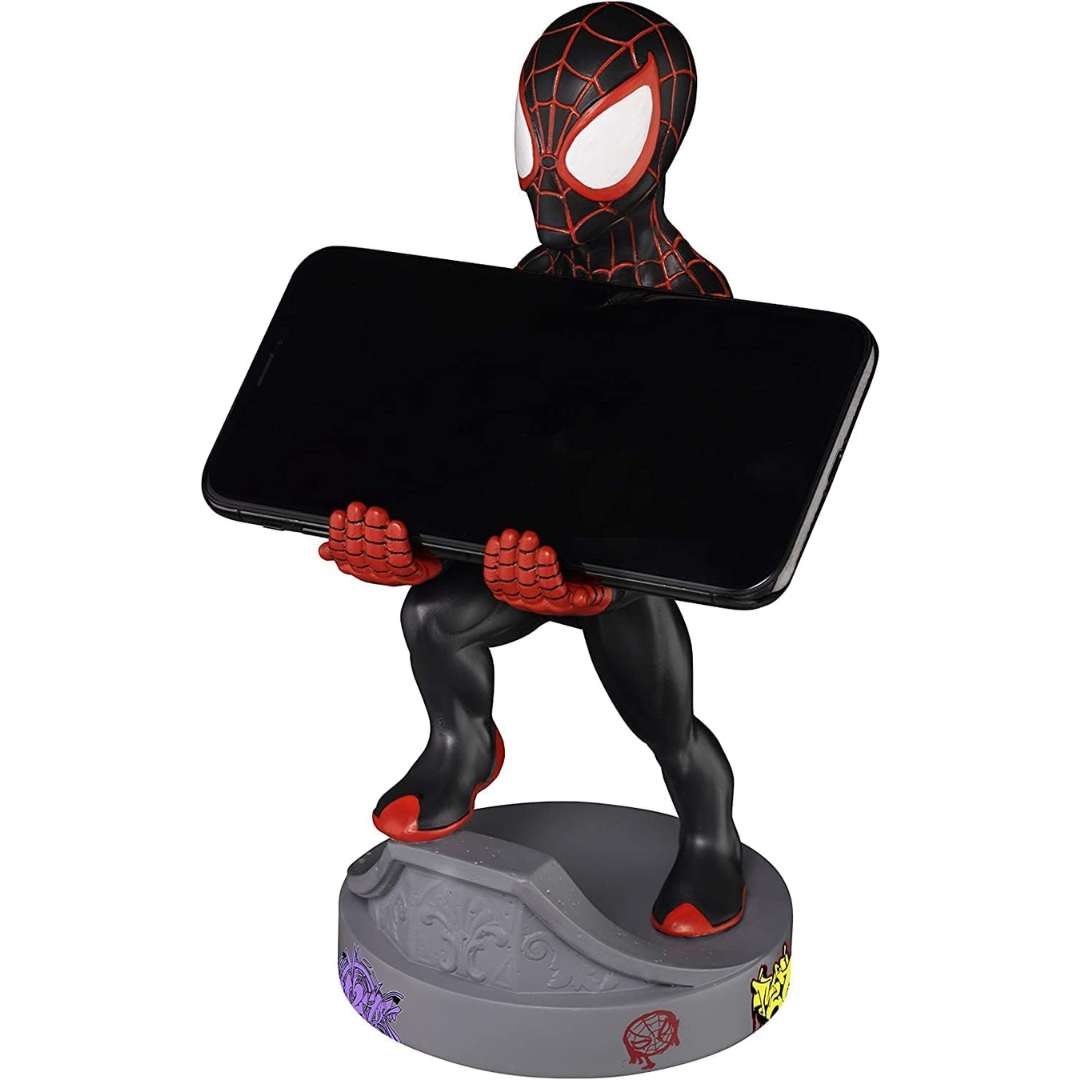 Cable Guys Marvel Miles Morales Mobile Phone & Gaming Controller Holder -Exquisite Gaming - India - www.superherotoystore.com