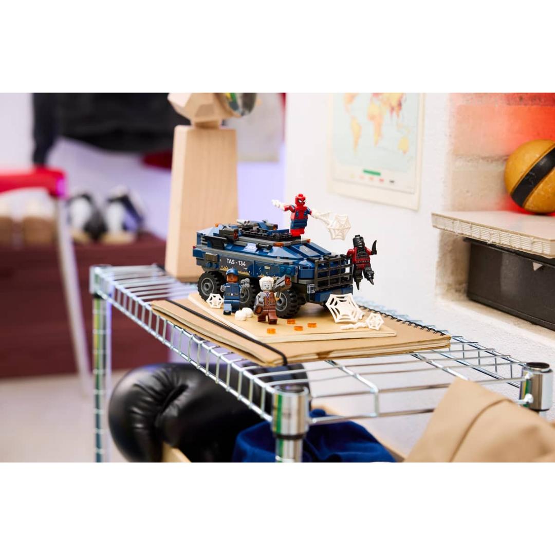 Spider-Man Prison Transport Chase By Lego
