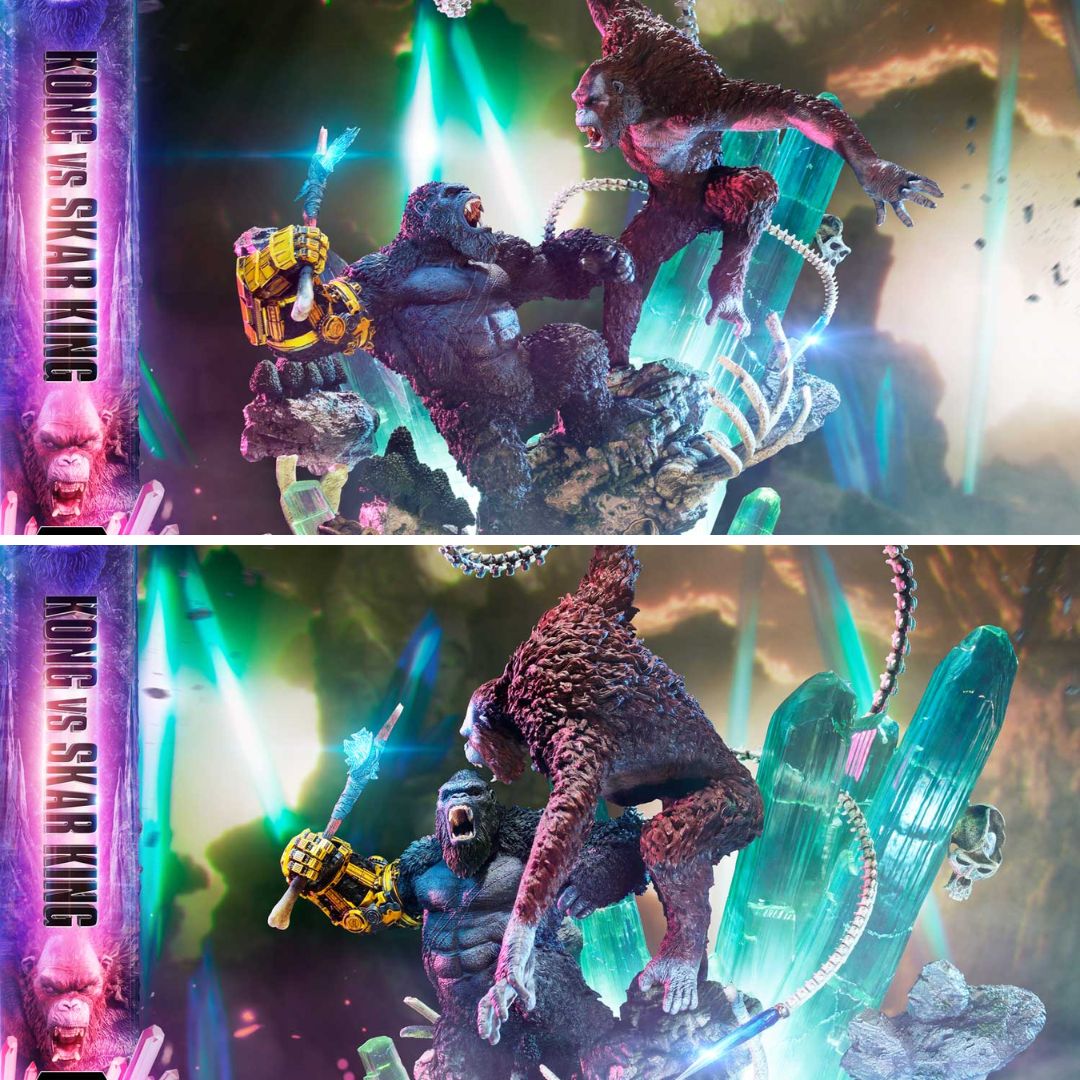 Godzilla X Kong: The New Empire (Film) Kong Vs Skar King Statue By Prime1 Studios -Prime1 Studios - India - www.superherotoystore.com