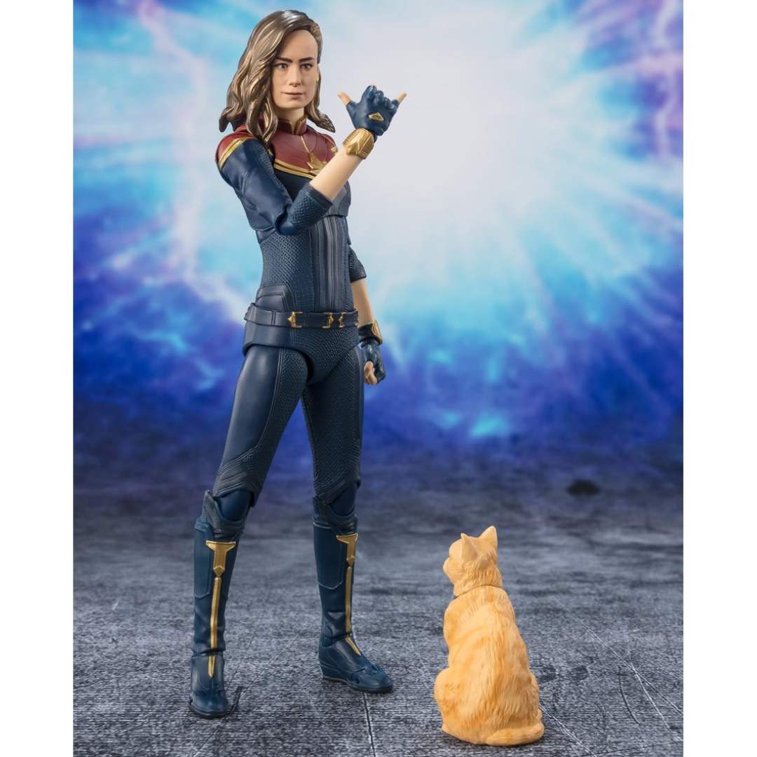 The Marvels - Captain Marvel S.H.Figuarts Figure by Bandai -Tamashii Nations - India - www.superherotoystore.com