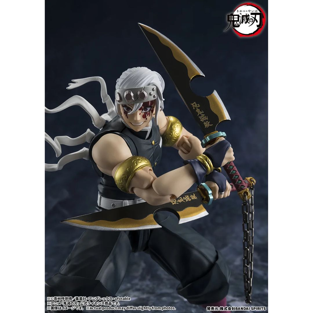 Demon Slayer Tengen Uzui S.H.Figuarts Action Figure By Tamashii Nations