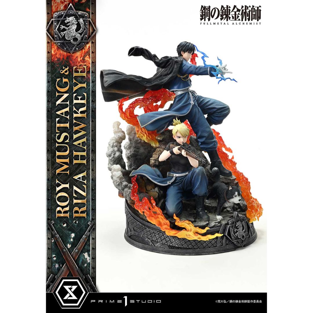 Fullmetal Alchemist Roy Mustang & Riza Hawkeye Dx Regular Version statue By Prime1 Studios -Prime 1 Studio - India - www.superherotoystore.com