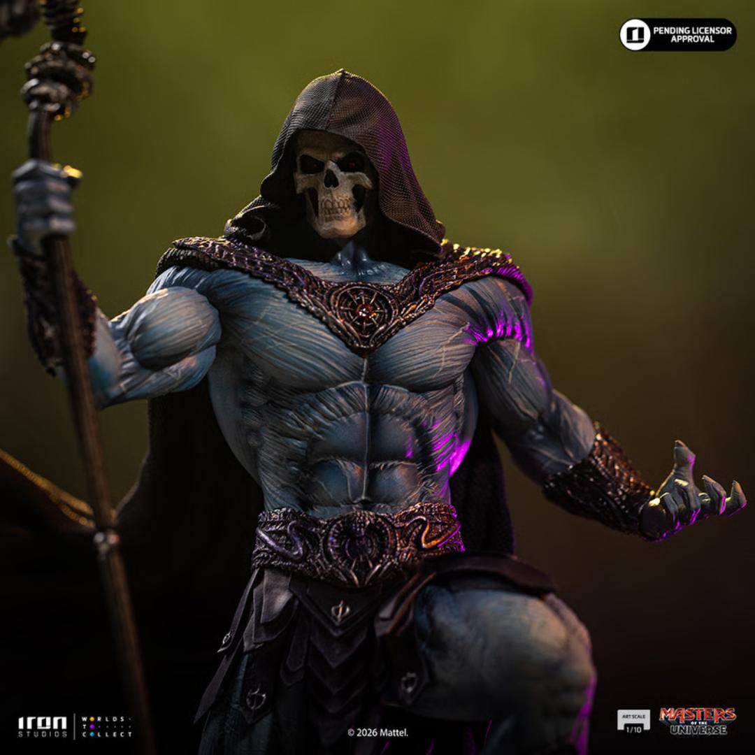Masters Of The Universe Movie Skeletor Statue By Iron Studios
