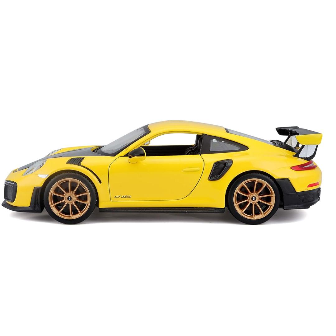Yellow Porsche 911 GT2 RS 1:24 Scale Die-Cast Car by Maisto -Maisto - India - www.superherotoystore.com